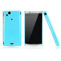 Nillkin Bright side skin cases covers for Sony Ericsson Xperia Arc LT15I X12 - Blue