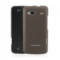 Nillkin scrub hard skin cases covers for HTC Desire Z A7272 - Brown
