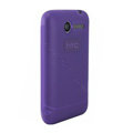 Nillkin matte scrub skin cases covers for HTC Wildfire A315C - Purple