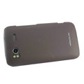 Nillkin scrub hard skin cases covers for HTC Sensation G14 Z710e - Brown