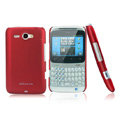 Nillkin scrub hard skin cases covers for HTC Chacha A810e G16 - Red