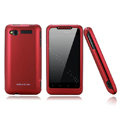 Nillkin scrub hard skin cases covers for HTC Lexicon S610D - Red