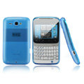 Nillkin scrub skin silicone cases covers for HTC Chacha A810e G16 - Blue
