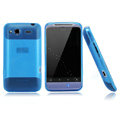 Nillkin scrub skin silicone cases covers for HTC Salsa G15 C510e - Blue