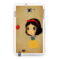 Cut gril silicone cases covers for Samsung Galaxy Note i9220 N7000 - Yellow