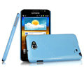Imak ice cream hard cases covers for Samsung Galaxy Note i9220 N7000 i717 - Blue (Screen protection film)