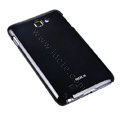 ROCK bright side skin hard cases covers for Samsung Galaxy Note i9220 - Black (Screen protection film)