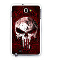 Skull silicone cases covers for Samsung Galaxy Note i9220 N7000 - Red