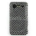 Bling Point crystals cases diamonds covers for HTC Incredible S S710e G11 - Black