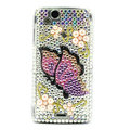 Butterfly bling crystals cases covers for Sony Ericsson Xperia Arc LT15I X12 LT18i - Yellow