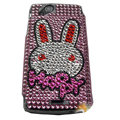 Rabbit bling crystals cases covers for Sony Ericsson Xperia Arc LT15I X12 LT18i - Pink