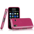 Imak Ultrathin Jelly Cases Covers for Samsung Galaxy Ace S5830 i579 - Rose (Screen protection film)