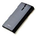 ROCK hard skin cases covers for Sony Ericsson LT26i Xperia S - Black