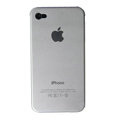 Ultrathin Piano paint Hard Back Cases Covers for iPhone 4G/4S - Silver