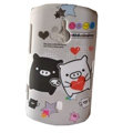 Cartoon Monokuro Boo Scrub Hard Cases Covers for Sony Ericsson WT19i - Gray