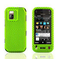 Front and Back Mesh Cases Skin Covers for Nokia N97 mini - Green