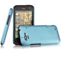 IMAK Ultrathin Scrub Color Covers Hard Cases for HTC Rhyme S510b G20 - Blue