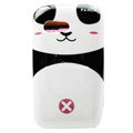 Cartoon Panda Hard Cases Skin Covers for Samsung S5360 Galaxy Y I509 - Pink