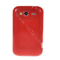 TPU Soft Skin Silicone Cases Covers for HTC Wildfire S A510e G13 - Red