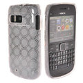 TPU Soft Skin Silicone Cases Covers for Nokia E6 - White