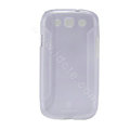 Nillkin Scrub TPU Soft Cases Skin Covers for Samsung I9300 Galaxy SIII S3 - Transparent white