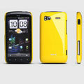 ROCK Colorful Glossy Cases Skin Covers for HTC Sensation 4G Z710e Z715e G14 G18 - Yellow