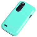 ROCK Colorful Glossy Cases Skin Covers for HTC T328W Desire V - Blue