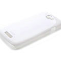 ROCK Colorful Glossy Cases Skin Covers for HTC Ville One S Z520E - White