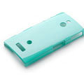ROCK Colorful Glossy Cases Skin Covers for Sony Ericsson LT22i Xperia P - Blue