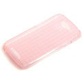 ROCK Magic cube TPU soft Cases Covers for HTC One S Ville Z520E - Pink