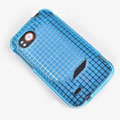 ROCK Magic cube TPU soft Cases Covers for HTC Vigor Rezound ADR6425 - Blue