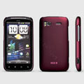ROCK Naked Shell Hard Cases Covers for HTC Sensation 4G Z710e Z715e G14 G18 - Red