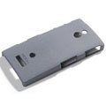 ROCK Quicksand Hard Cases Skin Covers for Sony Ericsson LT22i Xperia P - Gray