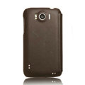 Nillkin leather Cases Holster Covers for HTC Sensation XL Runnymede X315e G21 - Brown