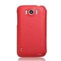 Nillkin leather Cases Holster Covers for HTC Sensation XL Runnymede X315e G21 - Red