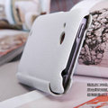 Nillkin leather Cases Holster Covers for HTC T328d Desire VC - White