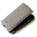 ROCK Flip leather Cases Holster Skin for Nokia N9 - Gray