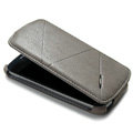 ROCK Flip leather Cases Holster Skin for Samsung i9250 GALAXY Nexus Prime i515 - Gray
