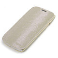 ROCK Side Flip leather Cases Holster Skin for Samsung Galaxy SIII S3 I9300 - Cream