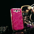 Nillkin 3D Mysterious Shadow Hard Cases Skin Covers for Samsung Galaxy SIII S3 I9300 I9308 - Red