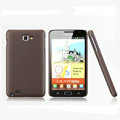 Nillkin Super Matte Hard Cases Skin Covers for Samsung Galaxy Note i9220 N7000 i717 - Brown