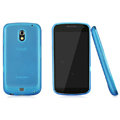 Nillkin Super Matte Rainbow Cases Skin Covers for Samsung i9250 GALAXY Nexus Prime i515 - Blue