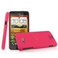IMAK Ultrathin Matte Color Covers Hard Cases for HTC X720d One XC - Rose