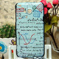 Luxury Painting Formula Hard Cases Skin Covers for HTC X720d One XC - White