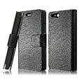 IMAK Slim leather Cases Luxury Holster Covers for Sony Ericsson ST27i Xperia Go - Black