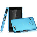 IMAK Ultrathin Matte Color Covers Hard Cases for Sony Ericsson ST27i Xperia Go - Blue