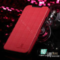 Nillkin England Retro Leather Case Covers for HTC One X Superme Edge S720E G23 - Red