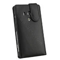 Luxury Leather Cases Holster Covers for Sony Ericsson LT26w Xperia acro S - Black