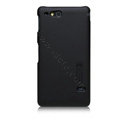 Nillkin Super Matte Hard Cases Skin Covers for Sony Ericsson ST27i Xperia Go - Black