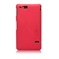 Nillkin Super Matte Hard Cases Skin Covers for Sony Ericsson ST27i Xperia Go - Red